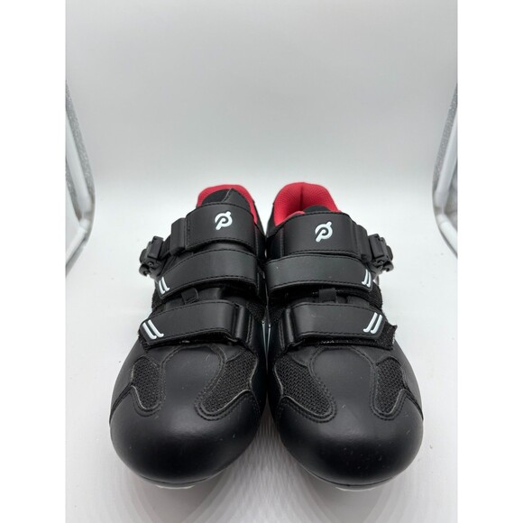 Peloton Original Bike Cycling Shoes Synthetic Unisex Size 39 Black and Red - Picture 1 of 7
